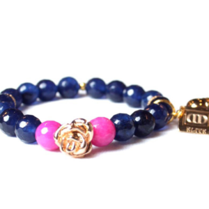 Handcrafted custom designer blueberry women's bracelet jewelry