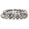 Handcrafted custom designer gray men'sbracelet jewelry