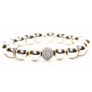Handcrafted custom designer silver women's bracelet jewelry