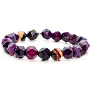 Handcrafted custom designer grace purple women's bracelet jewelry
