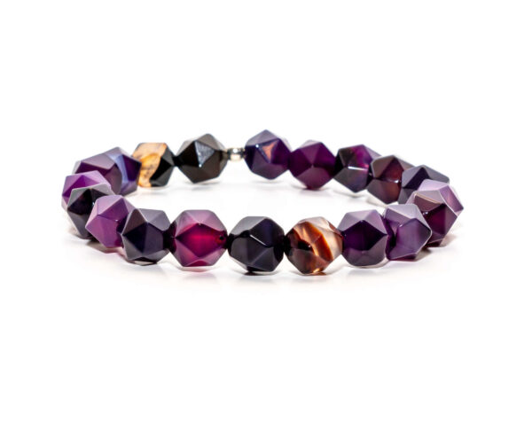 Handcrafted custom designer grace purple women's bracelet jewelry