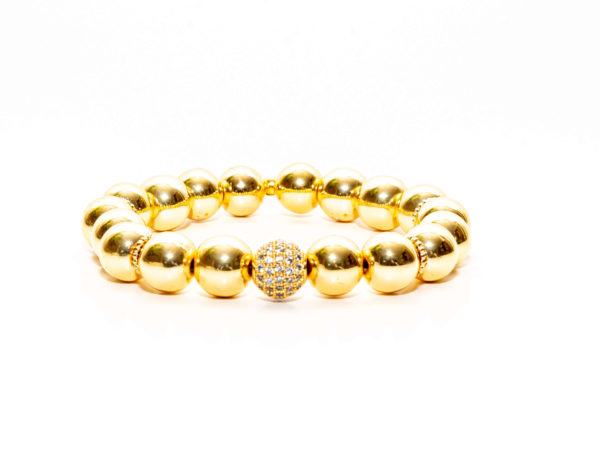 Handcrafted custom designer golden women's bracelet jewelry