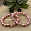 Handcrafted custom designer Rose Gold bracelet jewelry